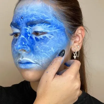 Trucco Maschera Avatar